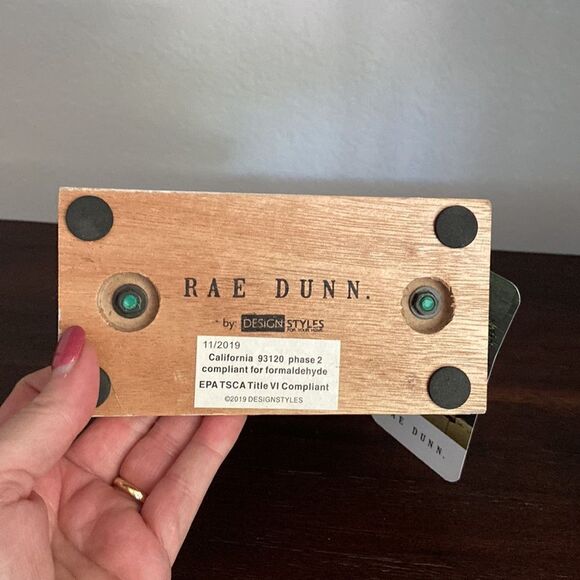 Rae Dunn  Metal Lucky Star ⭐️ green NWT - Picture 5 of 6